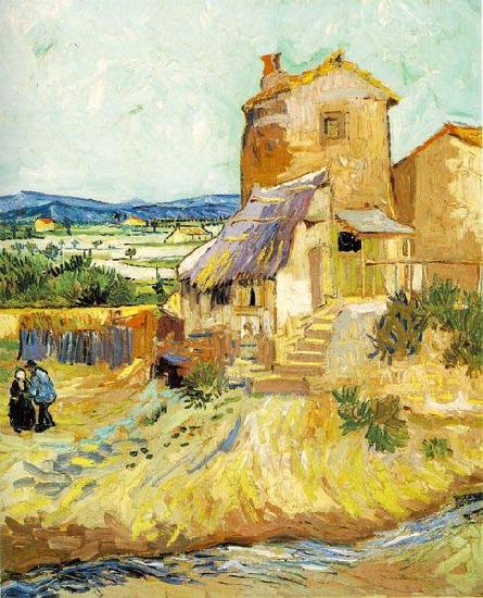 Vincent Van Gogh The Old Mill Sweden oil painting art